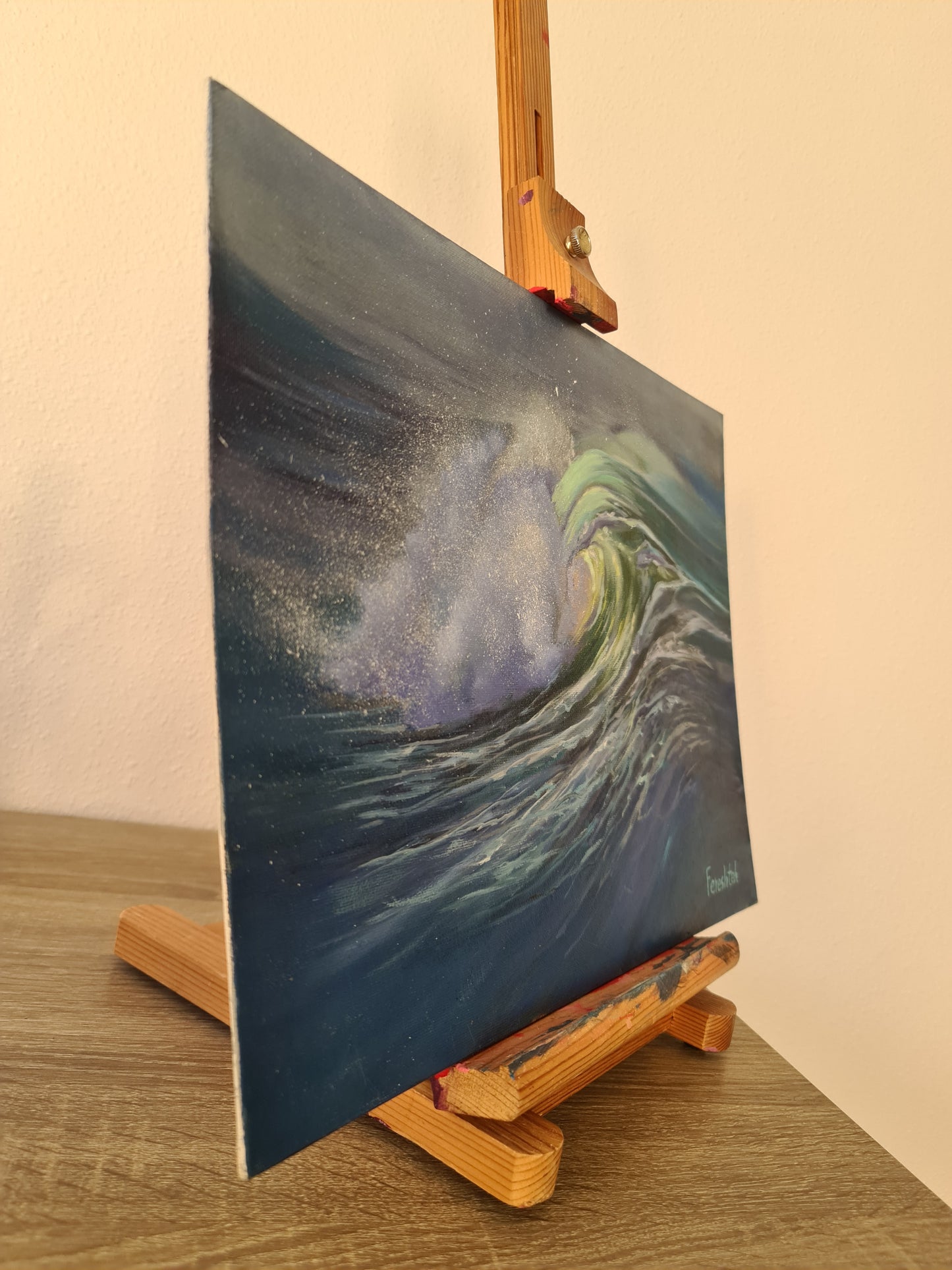 Oil painting, Wave Painting