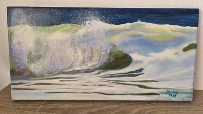 Original Oil painting on Canvas ,Wave painting