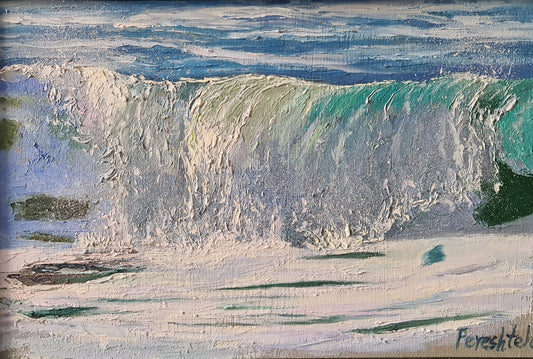 Original Wave Painting ,Wall Art , Home Decor Seascape Painting