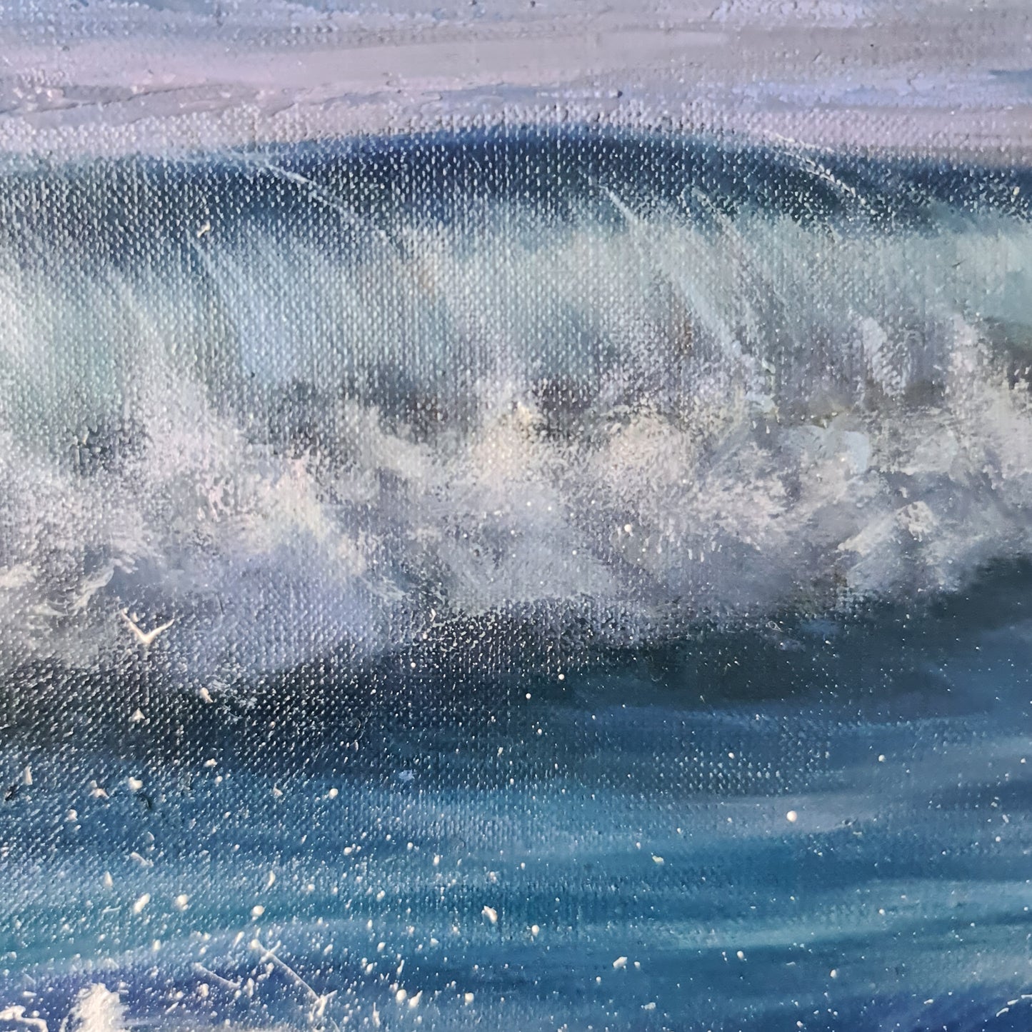 Original wave Artwork ,Seascape Ocean Painting