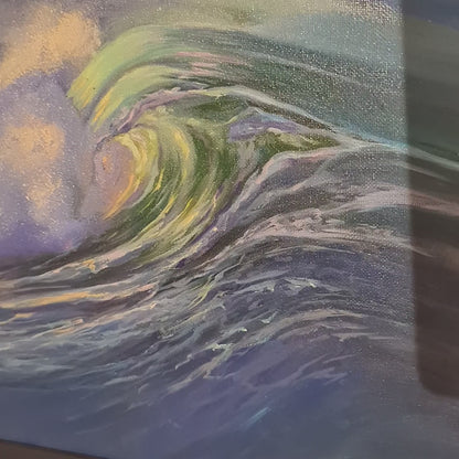 Oil painting, Wave Painting